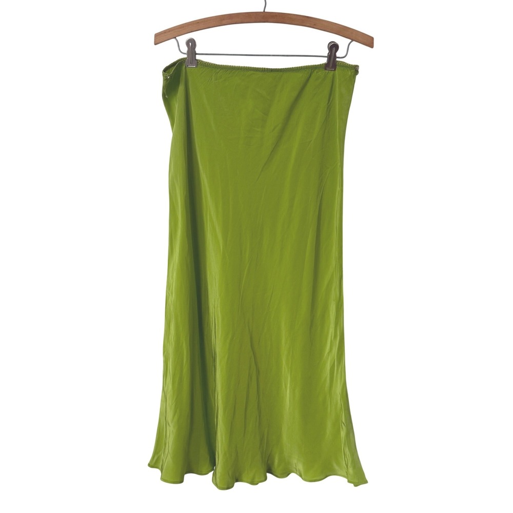 J crew collection green skirt slip NWT M - Picture 3 of 7